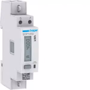 Contatore di energia elettrica monofase diretto 40A, 1M, S0 - Contatore di kilowattora diretto 40A ECP140D