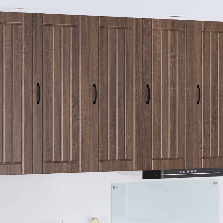 vidaXL Armadietto a muro LUCCA moderno in legno Rovere Marrone L: 40 cm, P: 31 cm, H: 100 cm