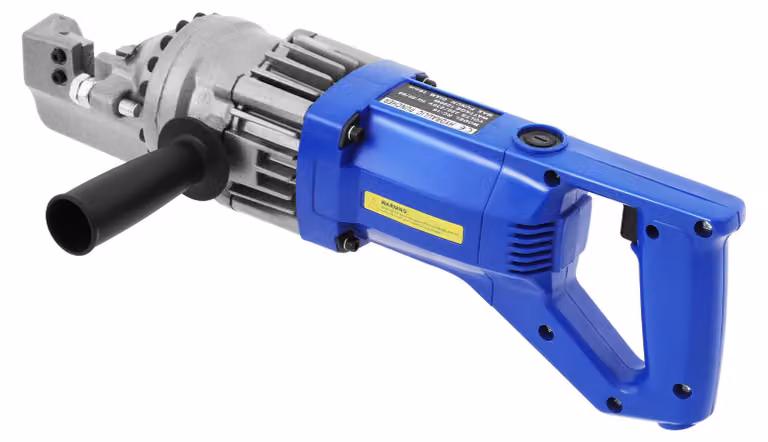 Taglierina per armature, azionata elettricamente, alta efficienza di taglio, blu