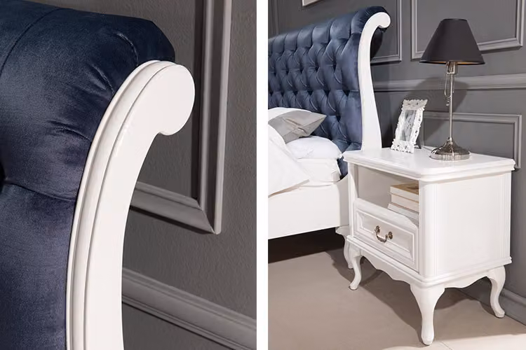 Nachttisch Nachttische Tisch Konsole Schlafzimmer Beistelltisch antik Stil