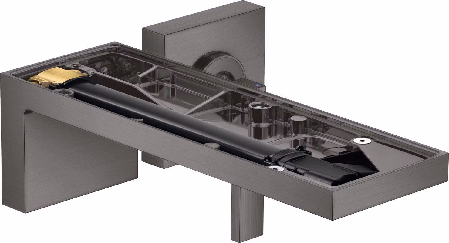 hansgrohe AXOR MyEdition Mitigeur monocommande de lavabo encastré pour montage mural, bec 221 mm, sans plaque, 47062340, 47062340