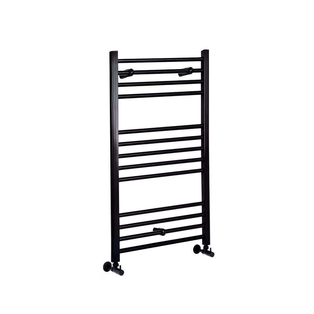 Scaldasalviette Piatto Nero 1000x500mm 390W - Termoarredo Bagno - Nox