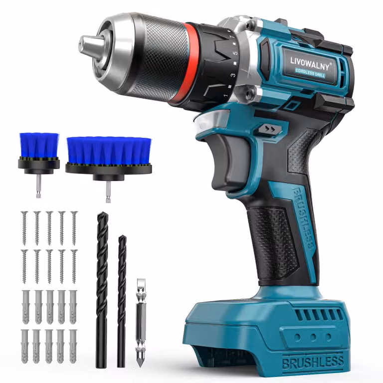 Combinazione di avvitatore a batteria e trapano - 18 V, coppia di 50 Nm