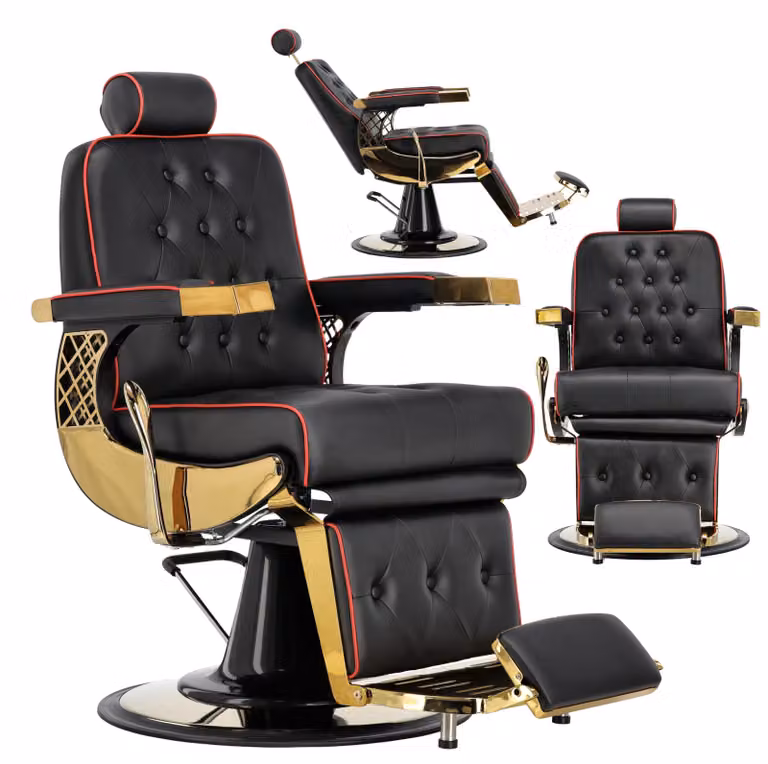Poltrona da barbiere Connor idraulica per salone di bellezza barber shop Barberking