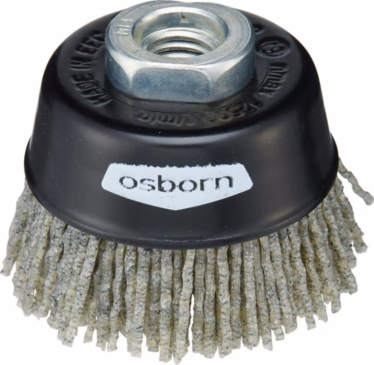 Osborn Topfbürste (Ø 60 mm, 46 Körnung, 21 mm Besatzlänge, 21 mm Arbeitsbreite)