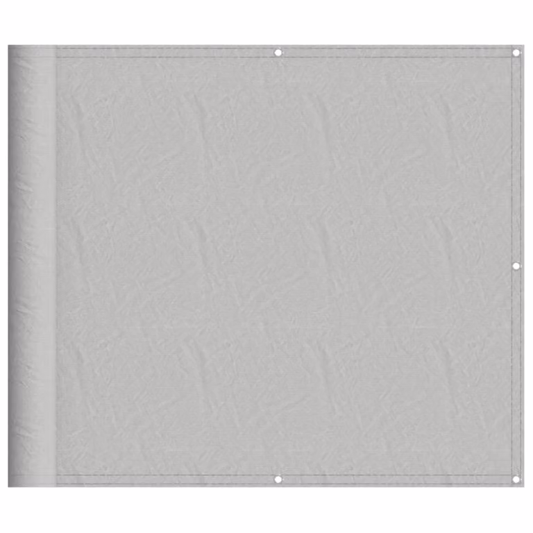 Paravento Balcone Grigio chiaro 90x300cm 100% Poliestere Oxford