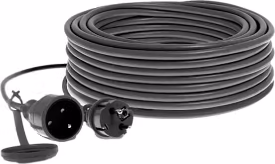 Awtools cavo di estensione professionale 40m 3x1,5mm /ip44 16a/4000w
