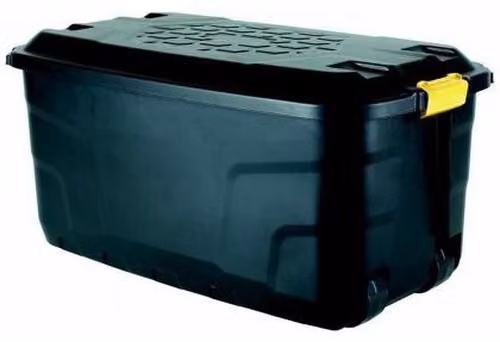 Elzusha - Contenitore di stoccaggio extra grande - 145 litri, realizzato in plastica resistente