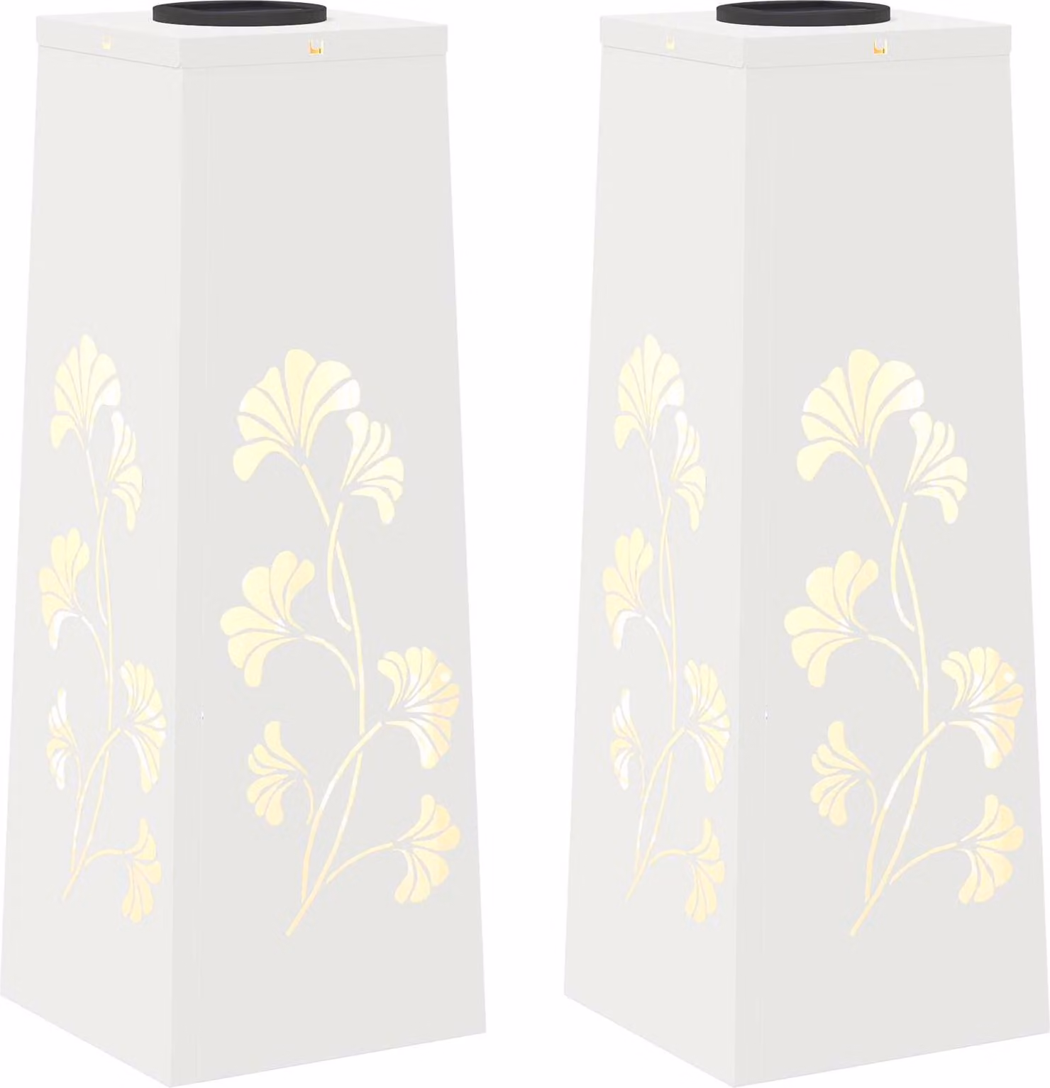 Faro LED solare per sentieri 2 pcs Bianco
