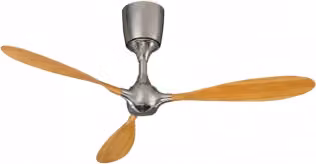 Vam Ventilatore a risparmio energetico LEONARDO con pale di legno naturale 132 cm