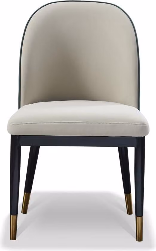 Stuhl Set Sitz Polster Garnitur Esszimmer Stühle Lehn Leder Holz Modern 1x
