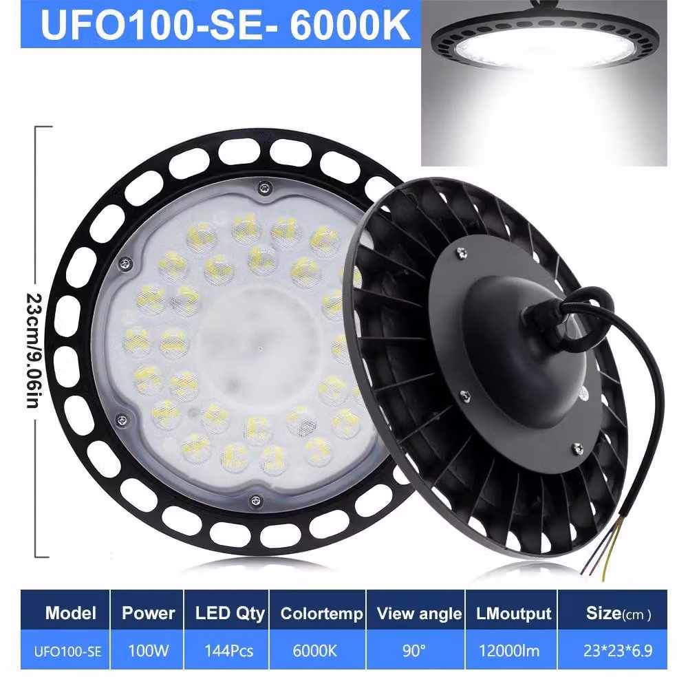 Proiettore a LED - Proiettore da esterno da 100 W - Montaggio a parete - Impermeabile IP65 - 100-277 V CA - Alloggiamento in alluminio - Luce bianca fredda