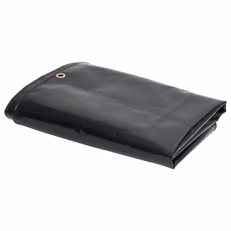 Telone in PVC nero vidaXL 650 g/m², L: 6 m, P: 3 m