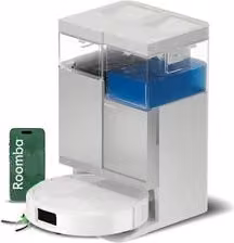 Robot aspirapolvere e lavapavimenti iRobot Roomba Combo Plus 415 con Autowash Dock e tecnologia laser, Bianco