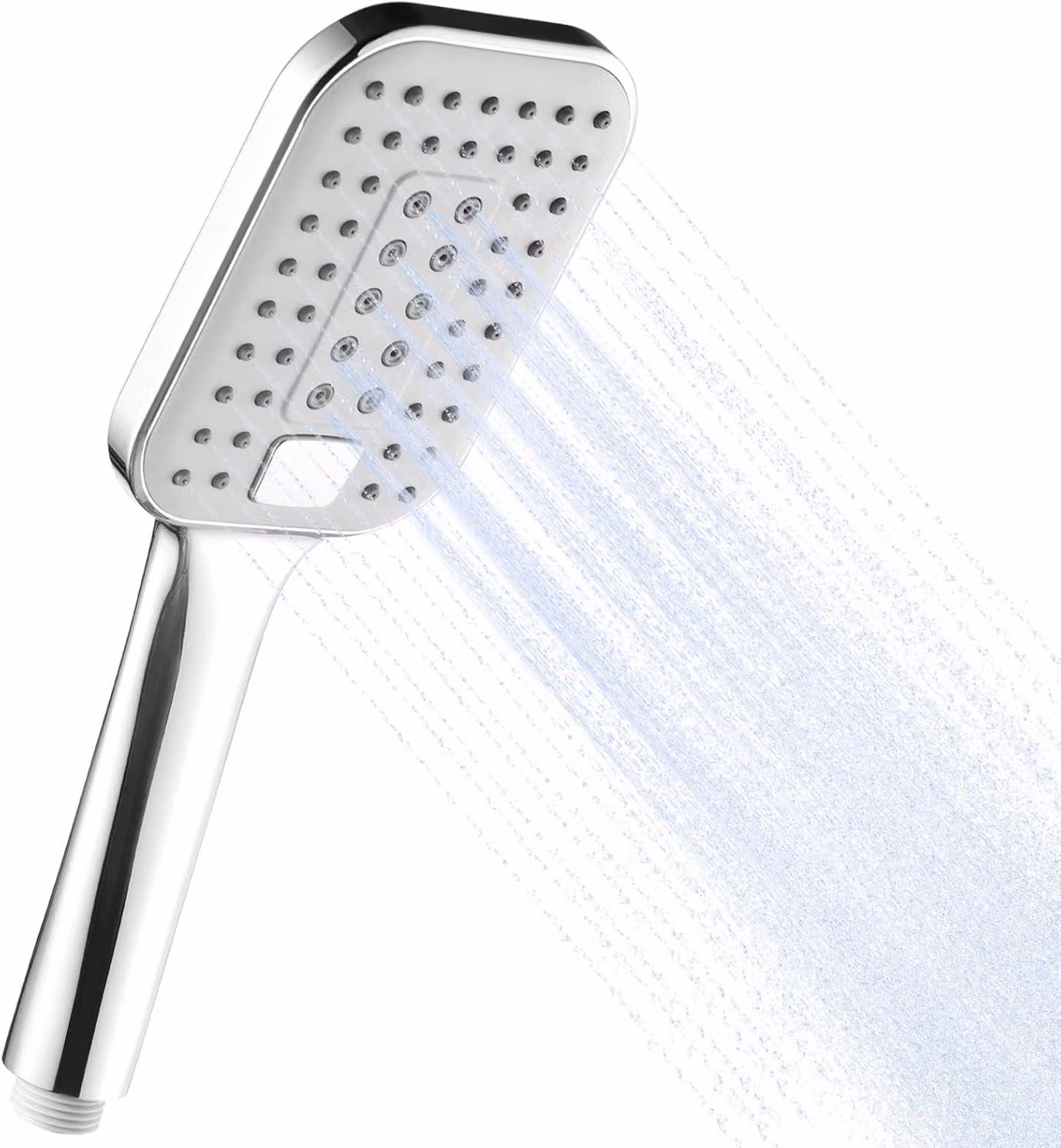 Doccia con 3 tipi di getto, a risparmio idrico, dimensioni 13x9 cm, per l'uso in doccia