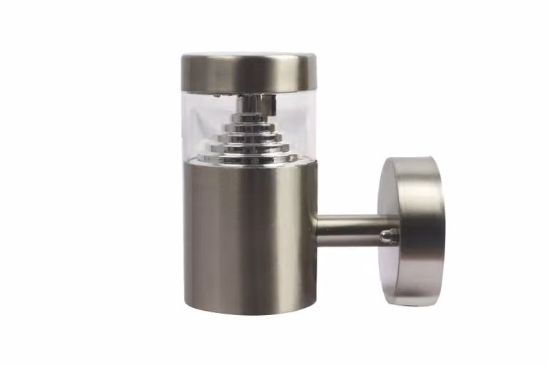Rabalux 7827 lampada da parete per esterni Lisbon, 7W, 4000K, 560lm, grigio-argento, bianco neutro, IP54