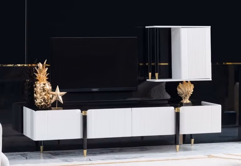 Credenza mobile tv legno cassettiera bassa design arredo nuovo pensile rtv mobile