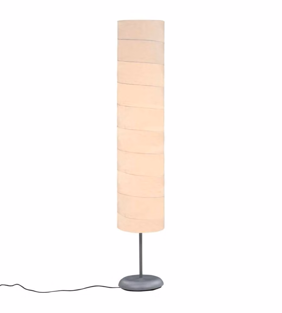 vidaXL Lampada da Pavimento Bianca con Supporto Altezza: 121 cm, E27 – 2