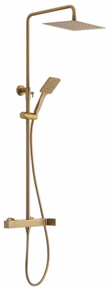 Colonna doccia CUBEMIX, oro opaco