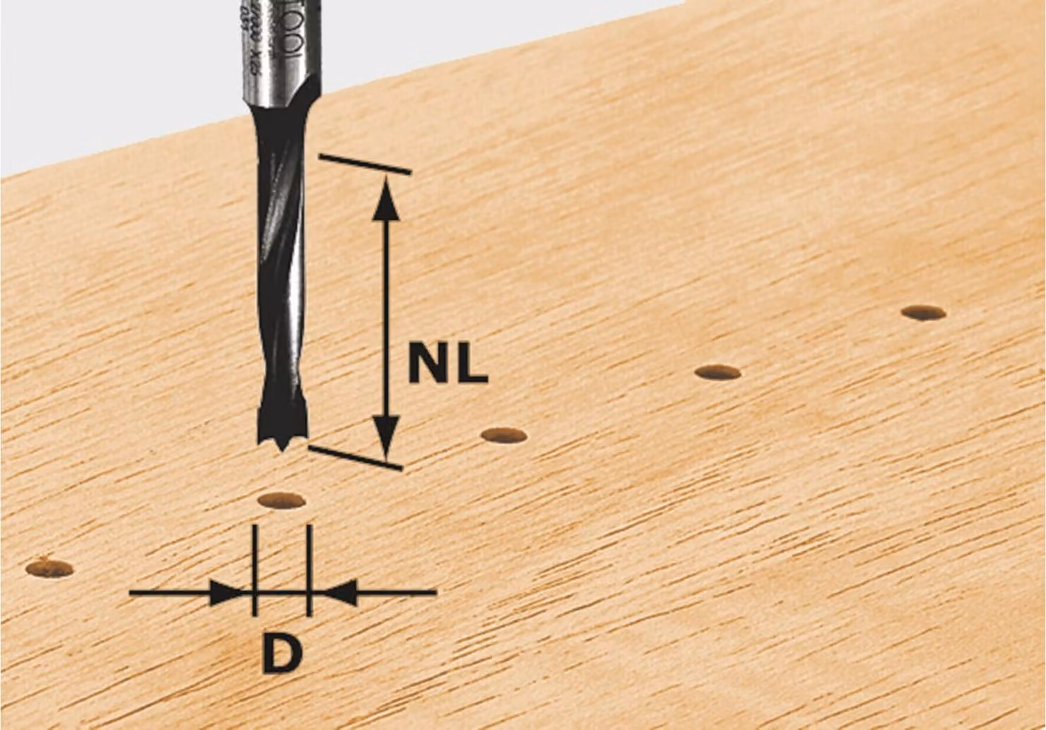 Punta per tasselli Festool HW, gambo da 8 mm, HW S8 D5/30 Z | 491066
