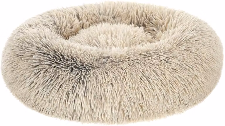 FEANDREA Lettino per cani, lettino per gatti, morbido peluche, 50 cm, kaki PGW037S01