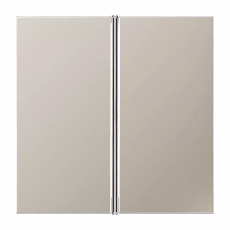 Jung ES2402TSA Set di pulsanti doppio, interamente in acciaio inossidabile