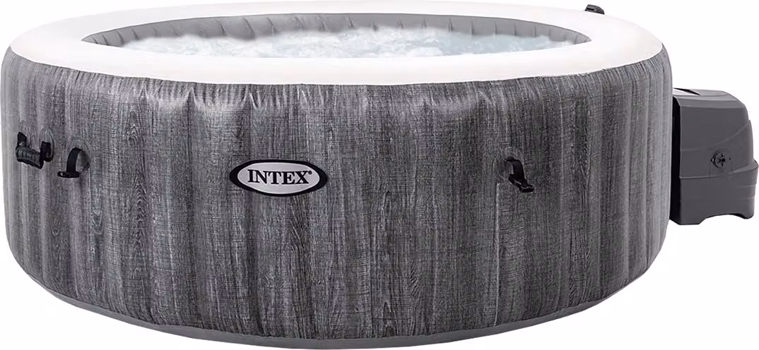 Intex Pure Spa Whirlpool - Modello Bubble Greywood Deluxe 4 con funzionalità Wi-Fi