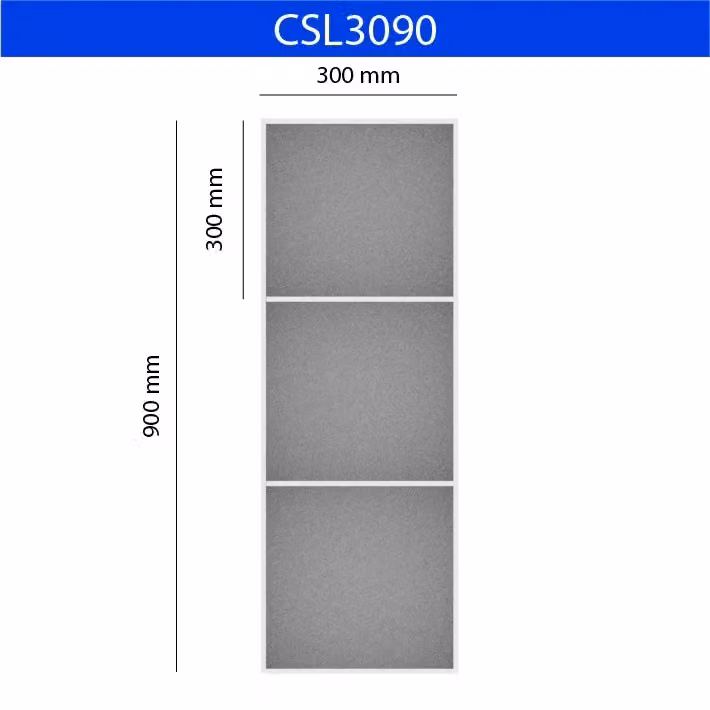 Mobile moderno in plexiglass trasparente TOP EVENTI STORE L/P/H: 30 x 30 x 90 cm – 2