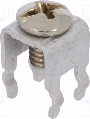 1x Connettore: Morsetto a vite 7x5mm 7797 - Connessioni a saldare per montaggio su circuito stampato, morsetto a vite