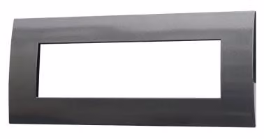 ETTROIT Placca Plastica 7P Colore Acciaio Scuro Compatibile Con Vimar Arke - VA83707