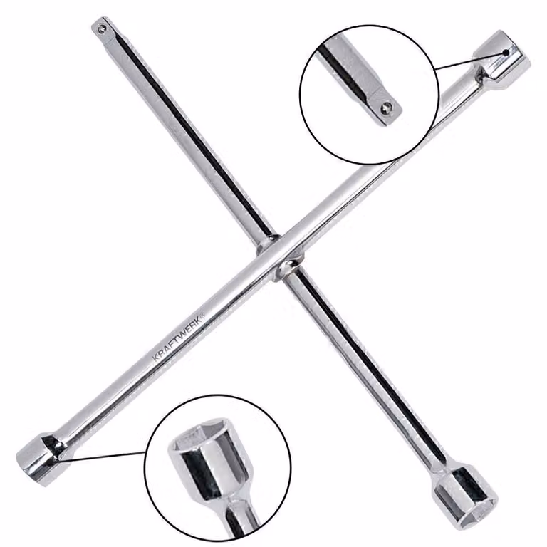 KRAFTWERK KRA 2585-34 Chiave a croce per ruote 24x27x32 mm x 3/4