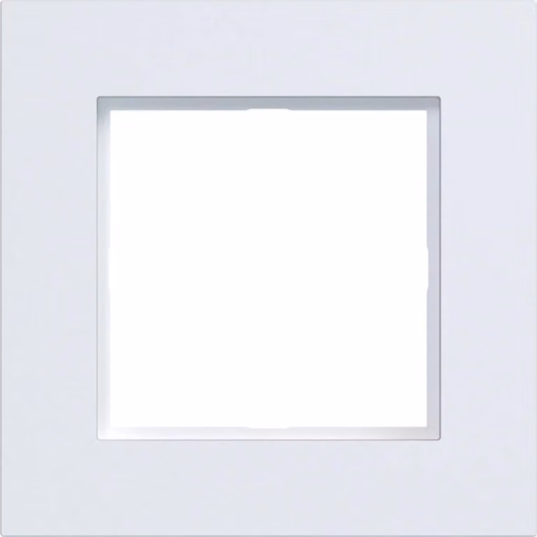 Cornice Hager singola A.8 bianco lucido opaco WAD8100WM