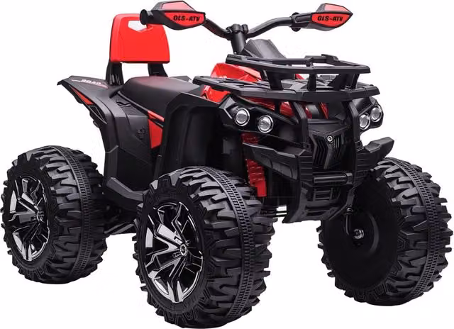 Quad Elettrico 12V per Bambini ¨C Xylo ¨C Rosso, 3-5 Anni, 100x65x73cm