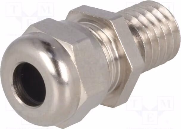 1 x Raccordo per cavo M8, grado di protezione IP68, codice prodotto 1.106.0801.30, con filettatura allungata