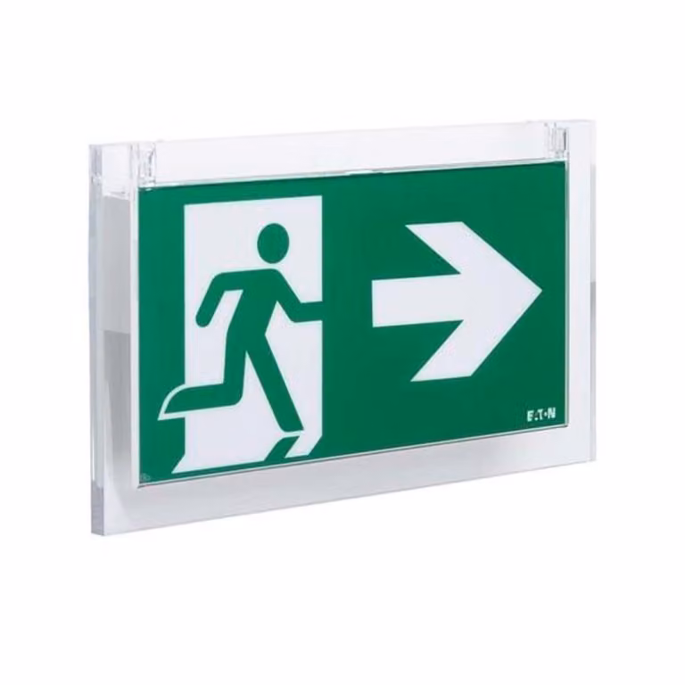 Apparecchio di emergenza a LED RAL9003 IP42 - Apparecchio di emergenza 2W IP42 3h CrystalWay 19522 AT