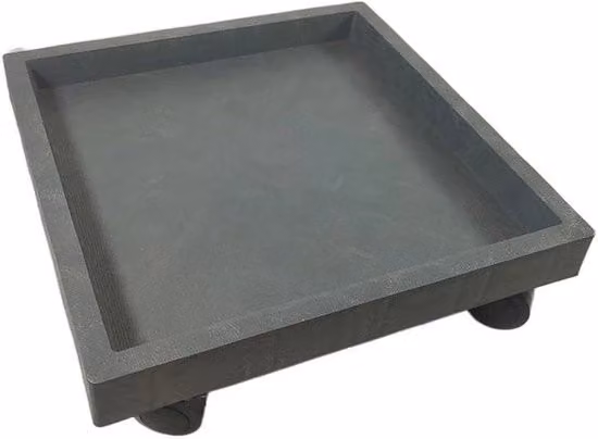 Pianta in piedi Stand per piante Caddy quadrato per piante Carrello per piante Vaso per fiori Bacino per acqua Bacino per fiori Vaso per piante con ruote Base Pianta all'aperto Dimensioni A-42cm