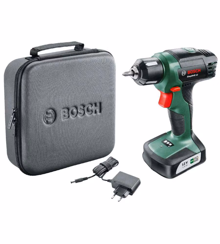 Avvitatore Bosch PRS 10,8V a Batteria Litio - Kit con Bit Doppio e Valigetta