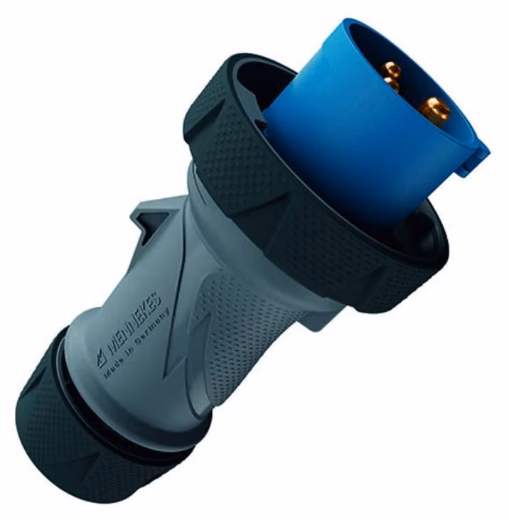 MENNEKES CEE, spina PTX, 16A, 3 poli, 6 ore, 230V, grado di protezione IP69