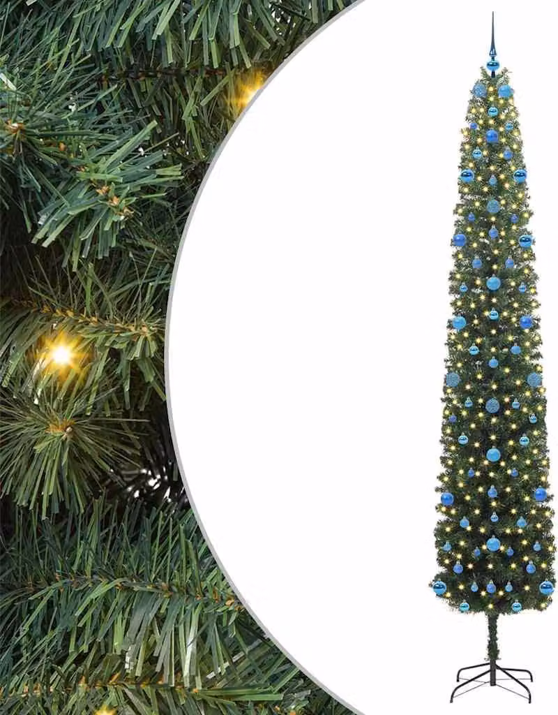 Albero di Natale artificiale con 300 LED Verde 270 cm