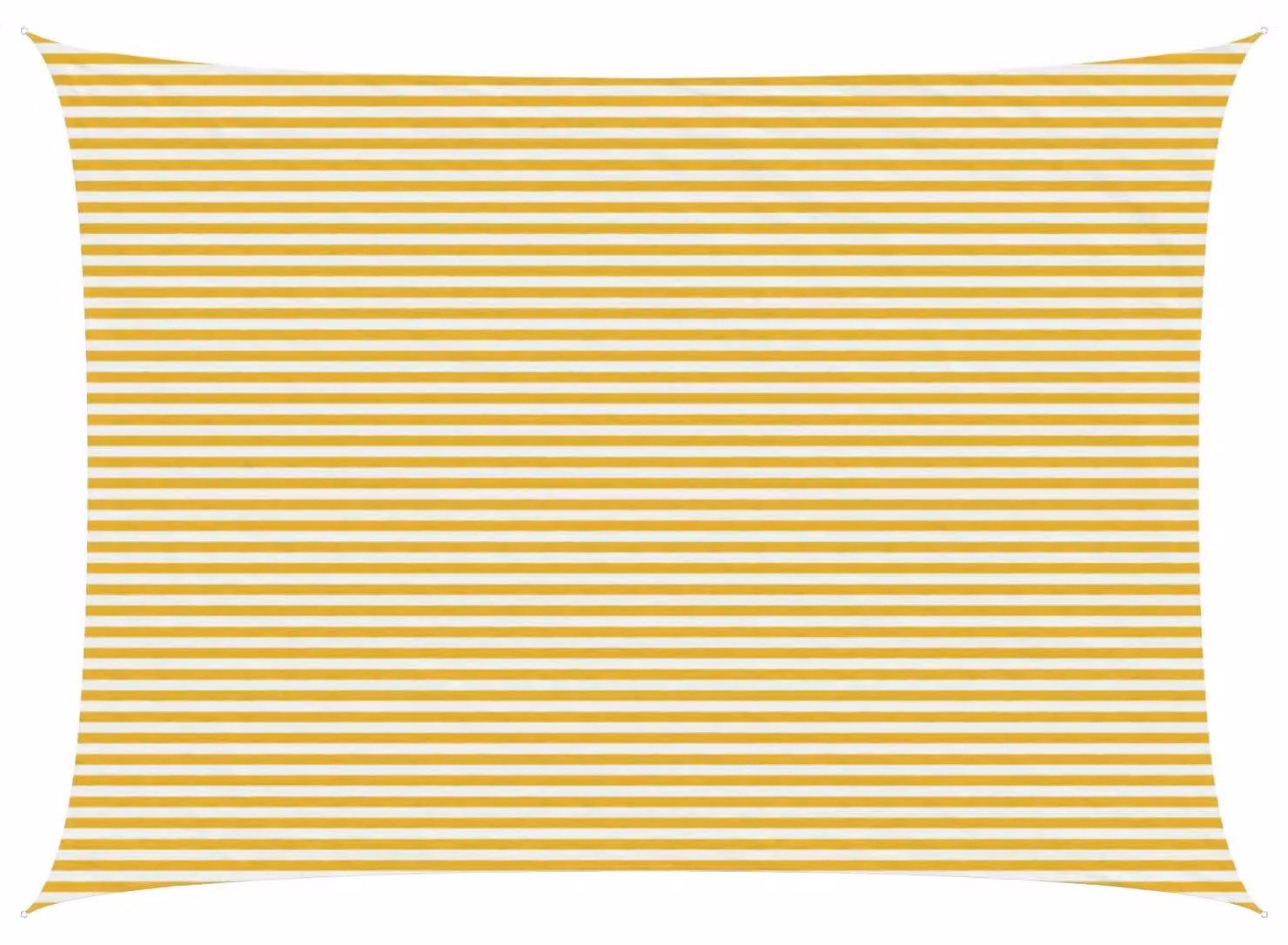 Telo Ombra Giallo e Bianco 5 x 6 m HDPE