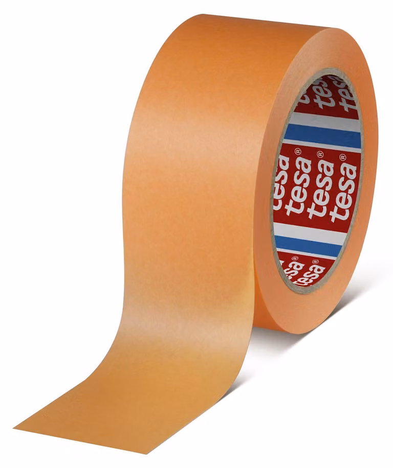 tesakrepp 4342 50m x 50mm, crespo di precisione arancione