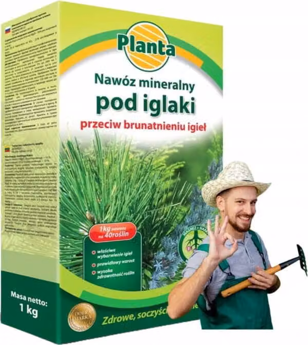 Concime contro l'imbrunimento delle conifere zolfo, solfato Planta granulato 1 kg