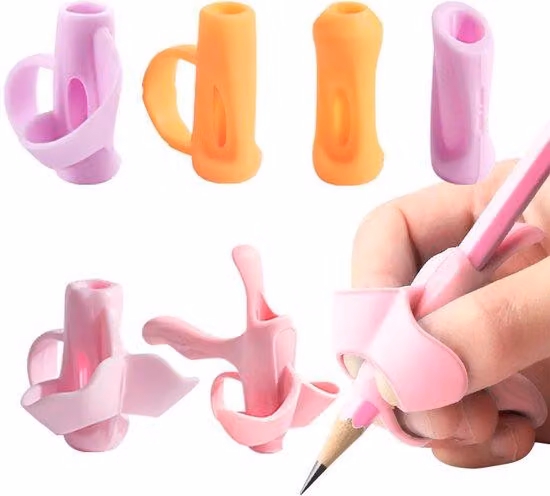 Portamatite da 6 scomparti per bambini, colorato, ausilio per la scrittura
