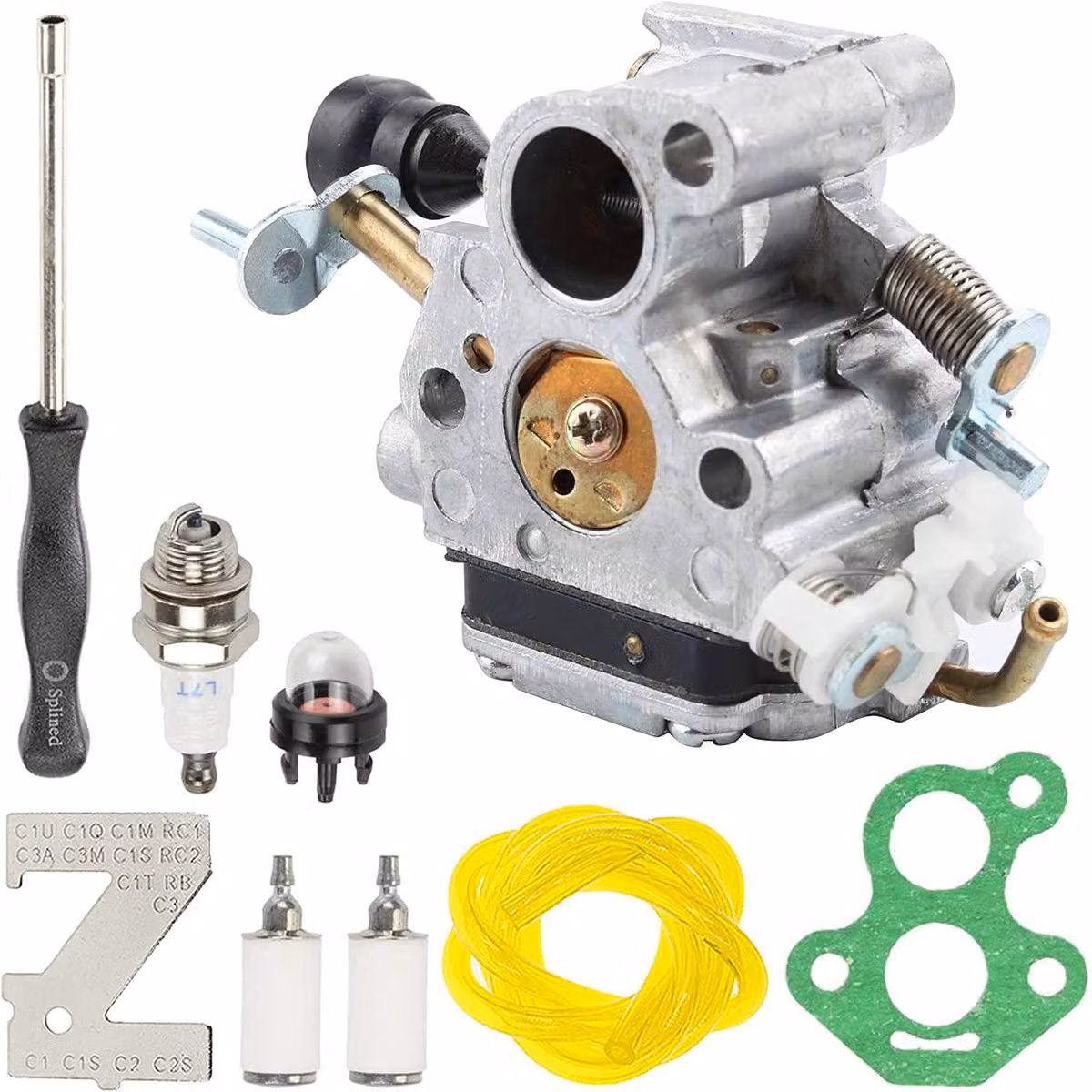 Carburatore per Husqvarna 435, 435E, 440, 440E e Jonsered CS2240, CS2240S, CS410 - completo di accessori - WA-NL-423