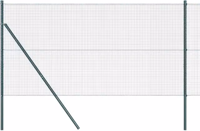 Palo della recinzione | Pannello per recinzione Acciaio e PVC Verde