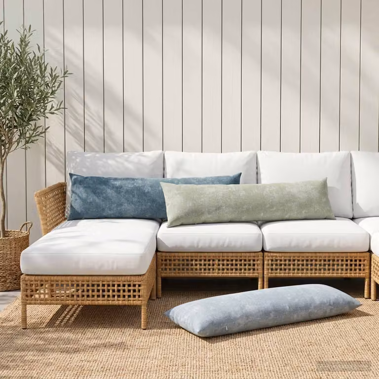 Federa HEERLEN vidaXL in tessuto chenille verde, L 145 x P 40 cm