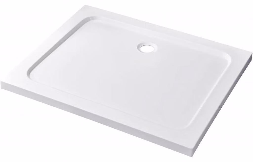 CERANO - Piatto doccia rettangolare Soto - acrilico - bianco lucido - 120x90x5 cm