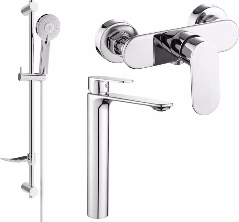 Mexen Milo DF40 set doccia, cromo - 71314DF40-00
