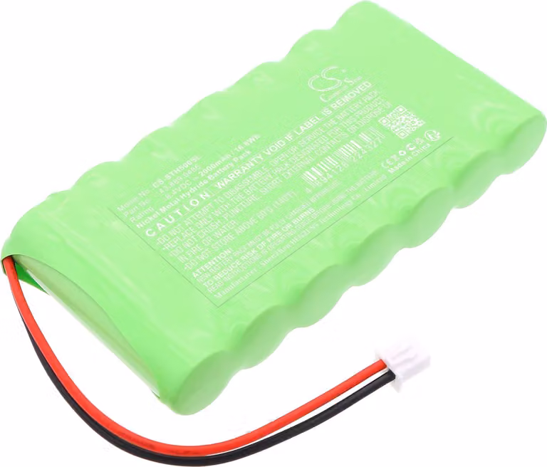 TECHTEK Batteria compatibile con [Sauter] FH 500, FH 500 Force Gauge, FH-500, FH500 sostituisce 43.889.0485