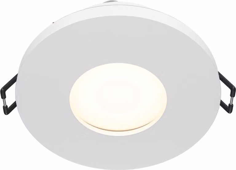 Maytoni Plafona da incasso STARK, rotonda, alluminio, GU10, 50 W, IP65, dimmerabile, bianco